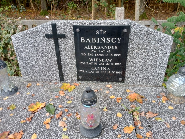 Grób Wiesław Babiński